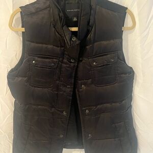 Banana Republic Black Puffer Vest